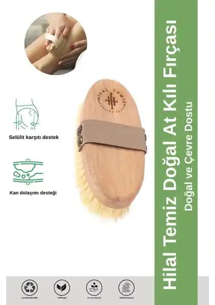 Ht Healing Touch Doğal At Kılı Fırçası: Cilt Sağlığı ve Güzellik İçin Doğal Bir Seçenek