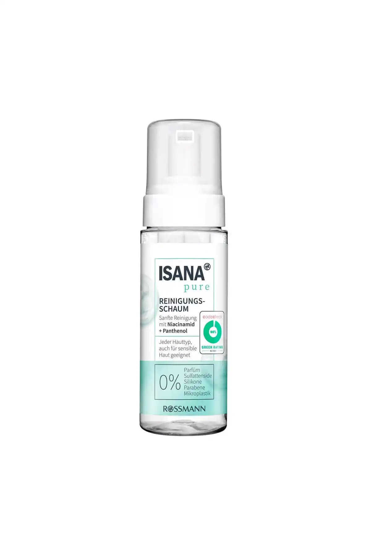 ISANA Pure Yüz Yıkama Köpüğü Niacinamide 150 Ml Hassas ve Nemlendirici Temizlik Ürünü