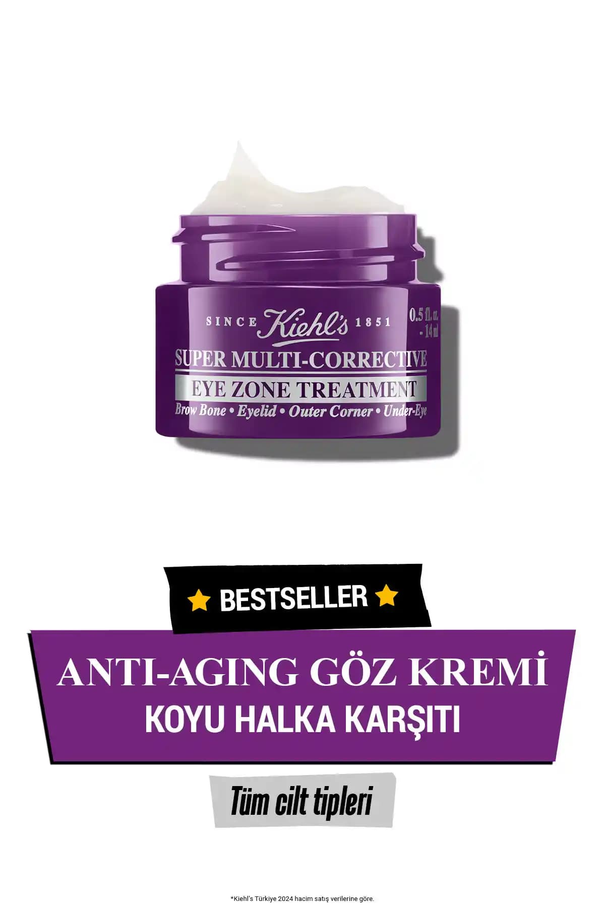 Kiehl's Super Multi Corrective Antiaging Göz Kremi: Yaşlanma Belirtilerine Karşı Çok Yönlü Bakım