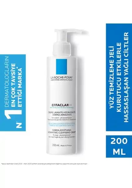 La Roche-Posay Effaclar H Krem Temizleyici: Hassas ve Yağlı Ciltler İçin Güvenilir Temizlik Çözümü