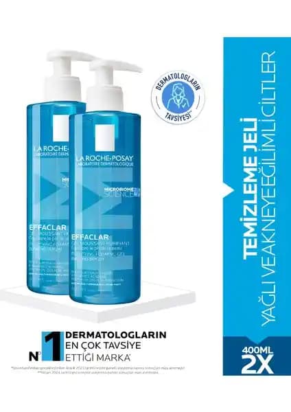 La Roche-Posay Effaclar Jel Temizleme Jeli: Yağlı ve Akneye Eğilimli Ciltler İçin Etkili Çözüm