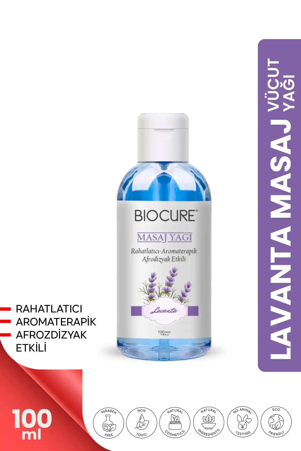 Lavanta Özlü Aromaterapik Masaj Yağı ve Vücut Bakım Ürünü Doğal ve Organik İçeriklerle Rahatlatıcı Etki