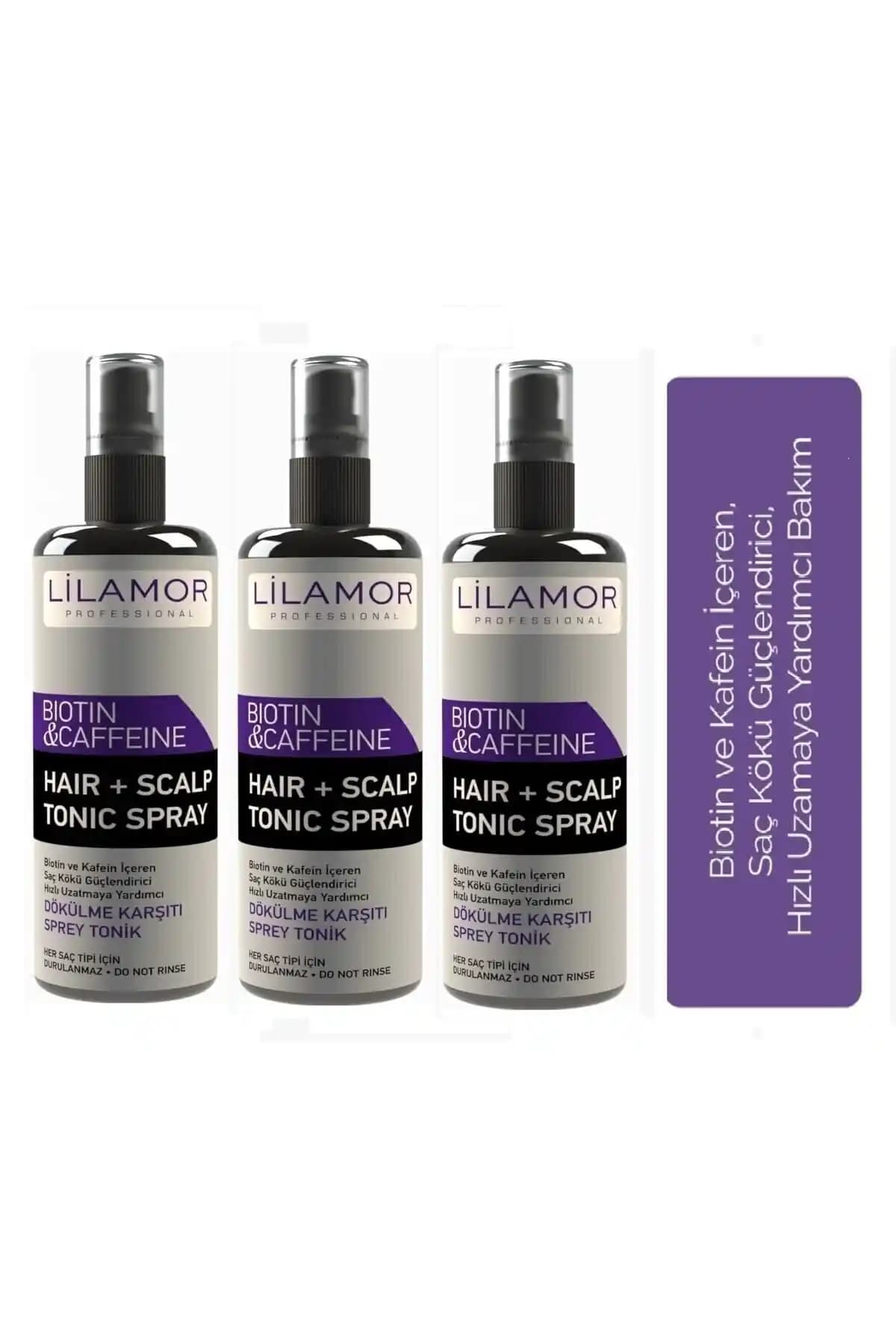 Lilamor Biotin & Kafein Dökülme Karşıtı Tonik Sprey Saç Sağlığını Destekleyen Etkili Çözüm