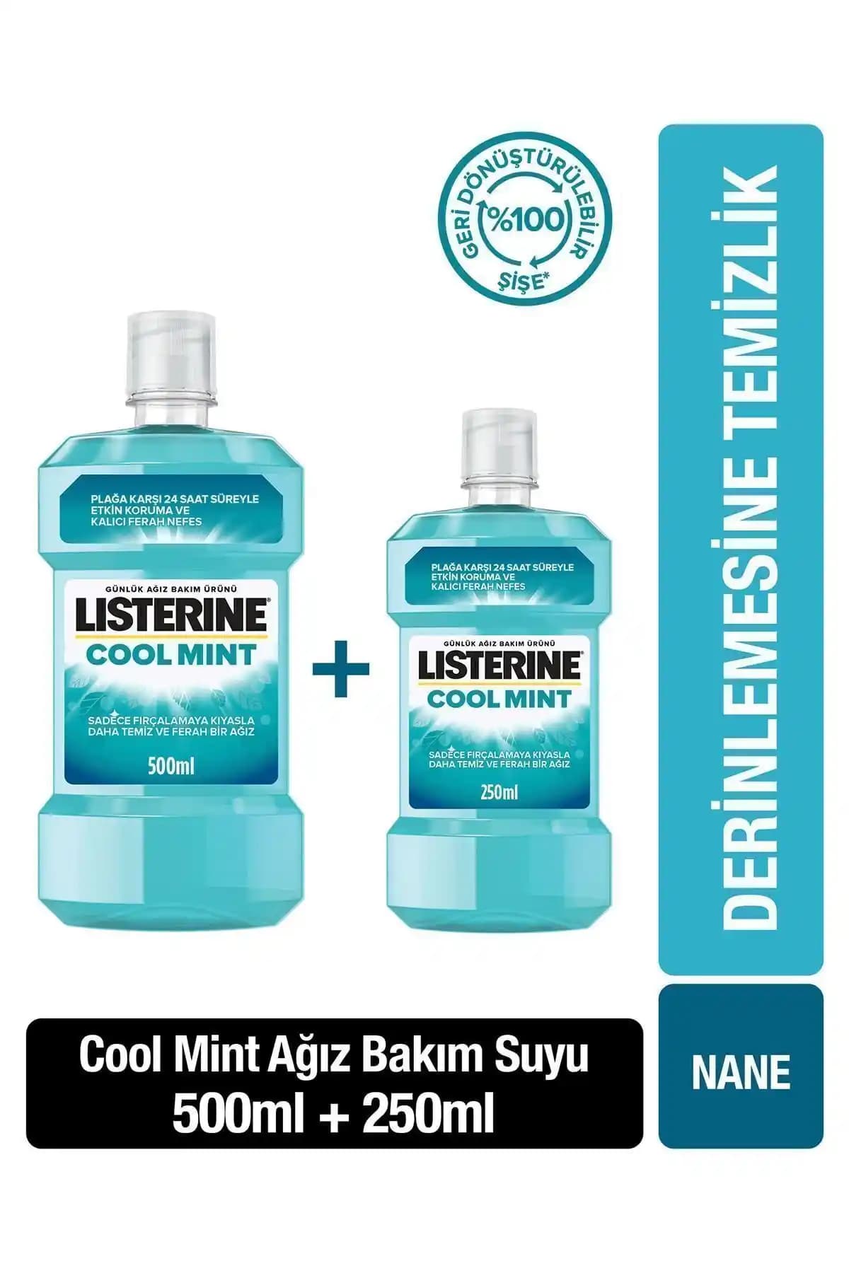Listerine Cool Mint Ağız Bakım Suyu: Ferahlatıcı ve Uzun Süreli Temizlik Sağlayan Etkili Çözüm