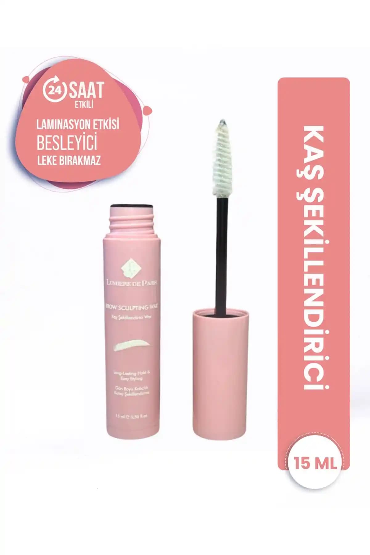 Lumière De Paris Kaş Şekillendirici ve Sabitleyici Wax: Uzun Süreli Doğal Kaş Şekillendirme Çözümü