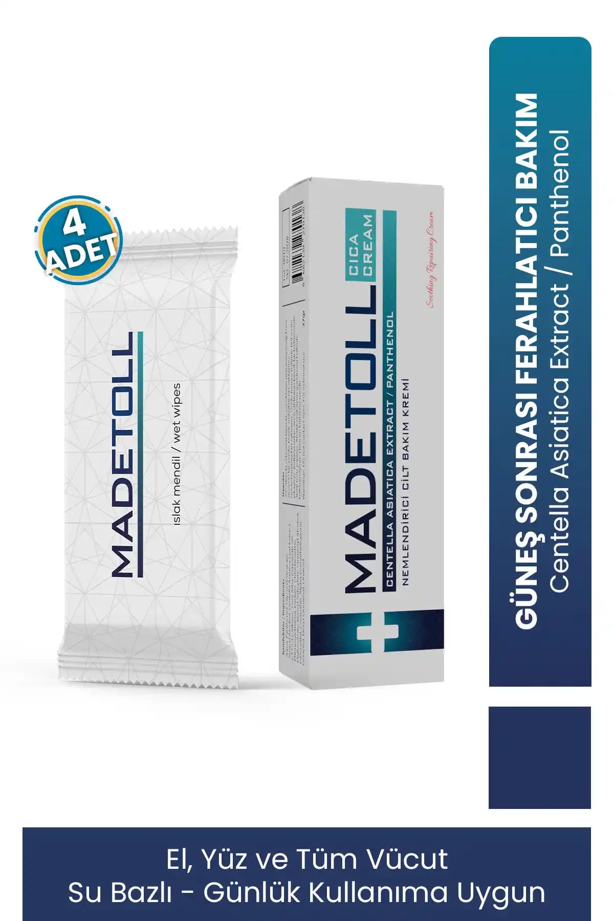 Madetoll Güneş Sonrası Nemlendirici ve Bakım Kremi: Hassas Ciltler İçin Güvenli ve Etkili Çözüm