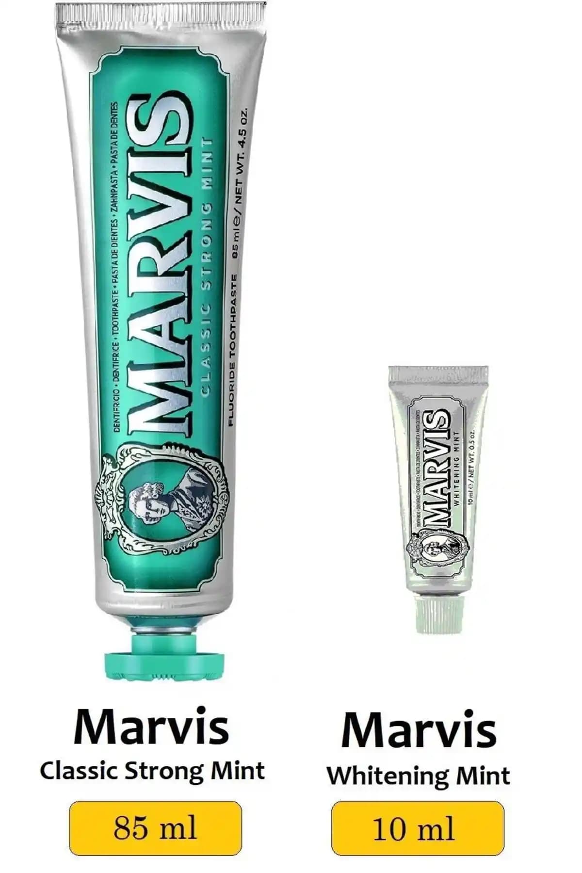 Marvis Classic Strong Mint Diş Macunu: Ferahlatıcı ve Beyazlatıcı Özellikleriyle Güvenli Ağız Bakımı