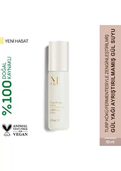 Misbahçe Pembe Kuvars Taşlı Gül Suyu Roll On 10 ml - Doğal ve Ferahlatıcı Göz Çevresi Bakımı