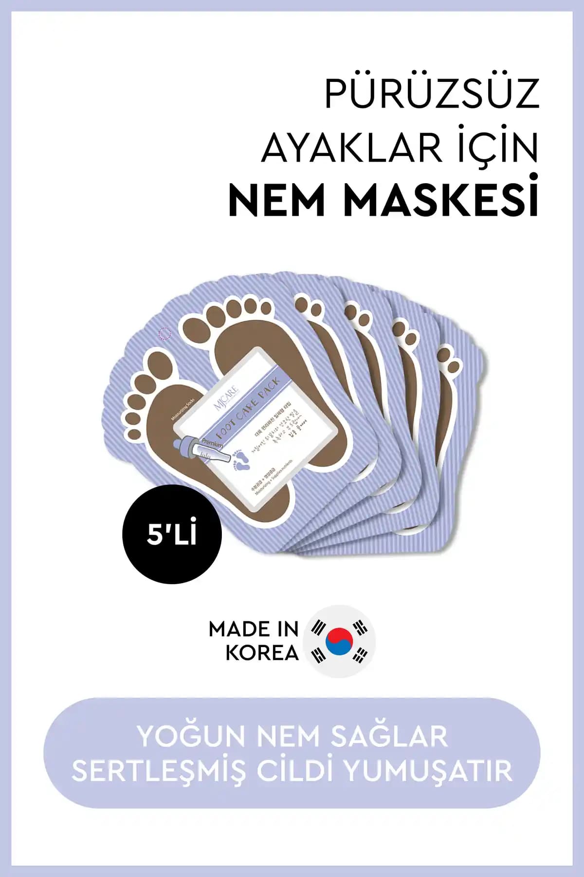 Mjcare Premium Ayak Bakım Paketi: Nemlendirme ve Yumuşatma İçin Yenilikçi Çözüm