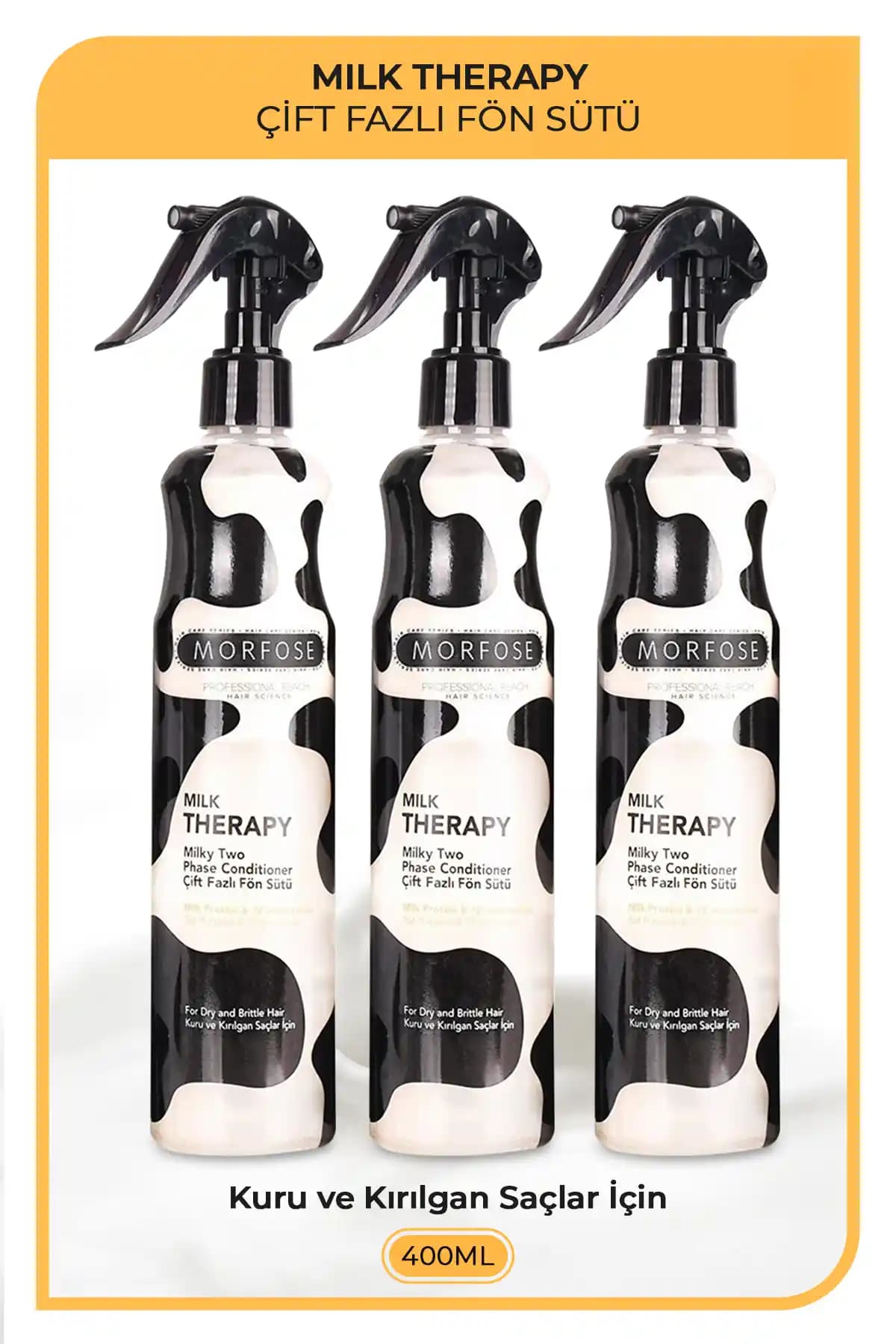 Morfose Milk Therapy Çift Fazlı Fön Sütü ile Saçlarınızı Koruyun ve Parlaklık Kazanın
