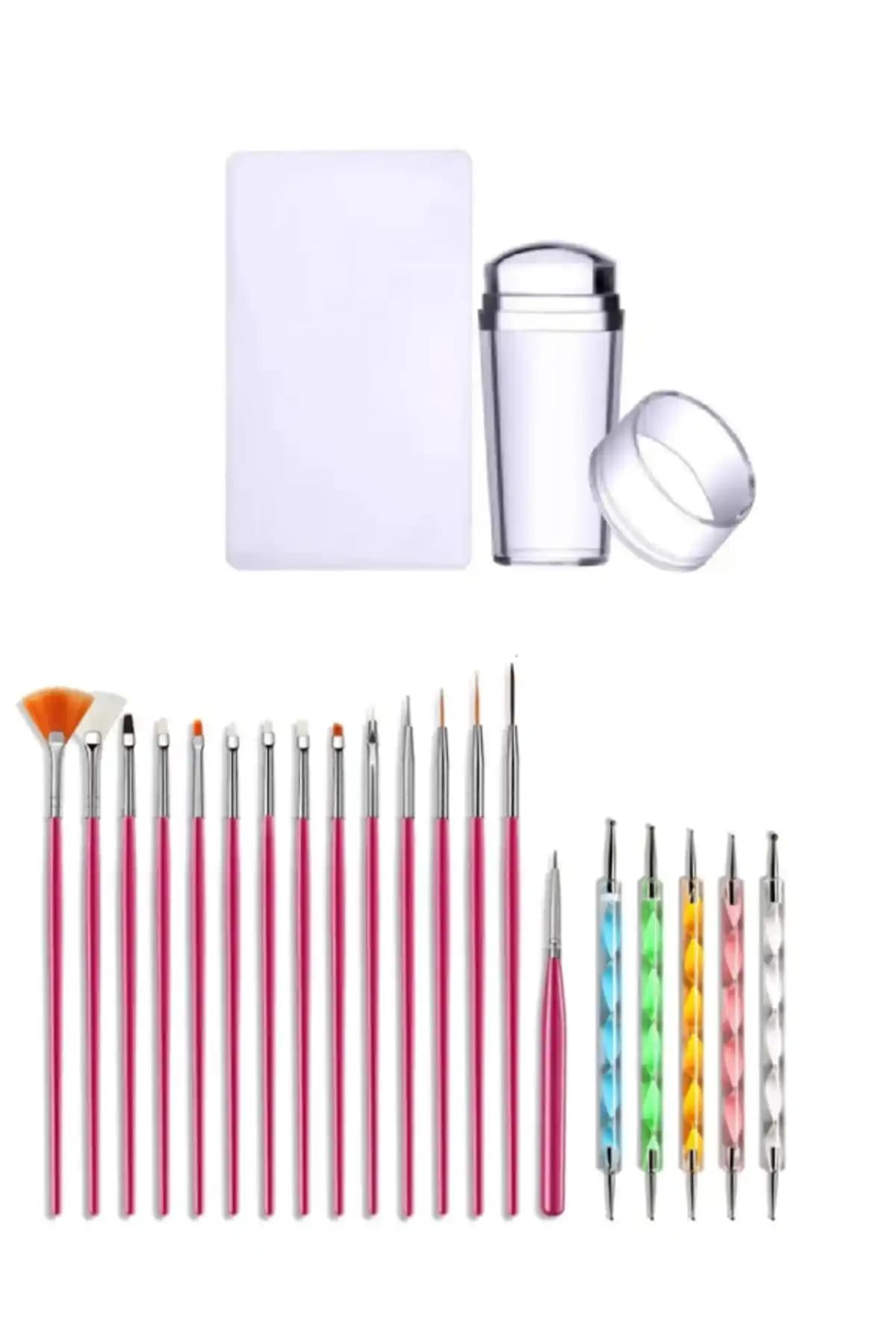 Nail Master 3'lü Desen Verme Tırnak Süsleme Seti Profesyonel ve Pratik Kullanım İçin