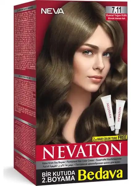 Nevaton Set Boya 7.11: Kalıcı ve Doğal Görünümlü Saç Boyama Çözümü