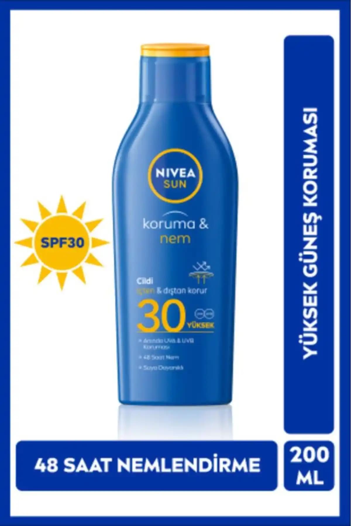 NIVEA SUN SPF30 Güneş Koruyucu Losyonu: Yüksek Koruma ve Nemlendirme Özelliğiyle Günlük Kullanım