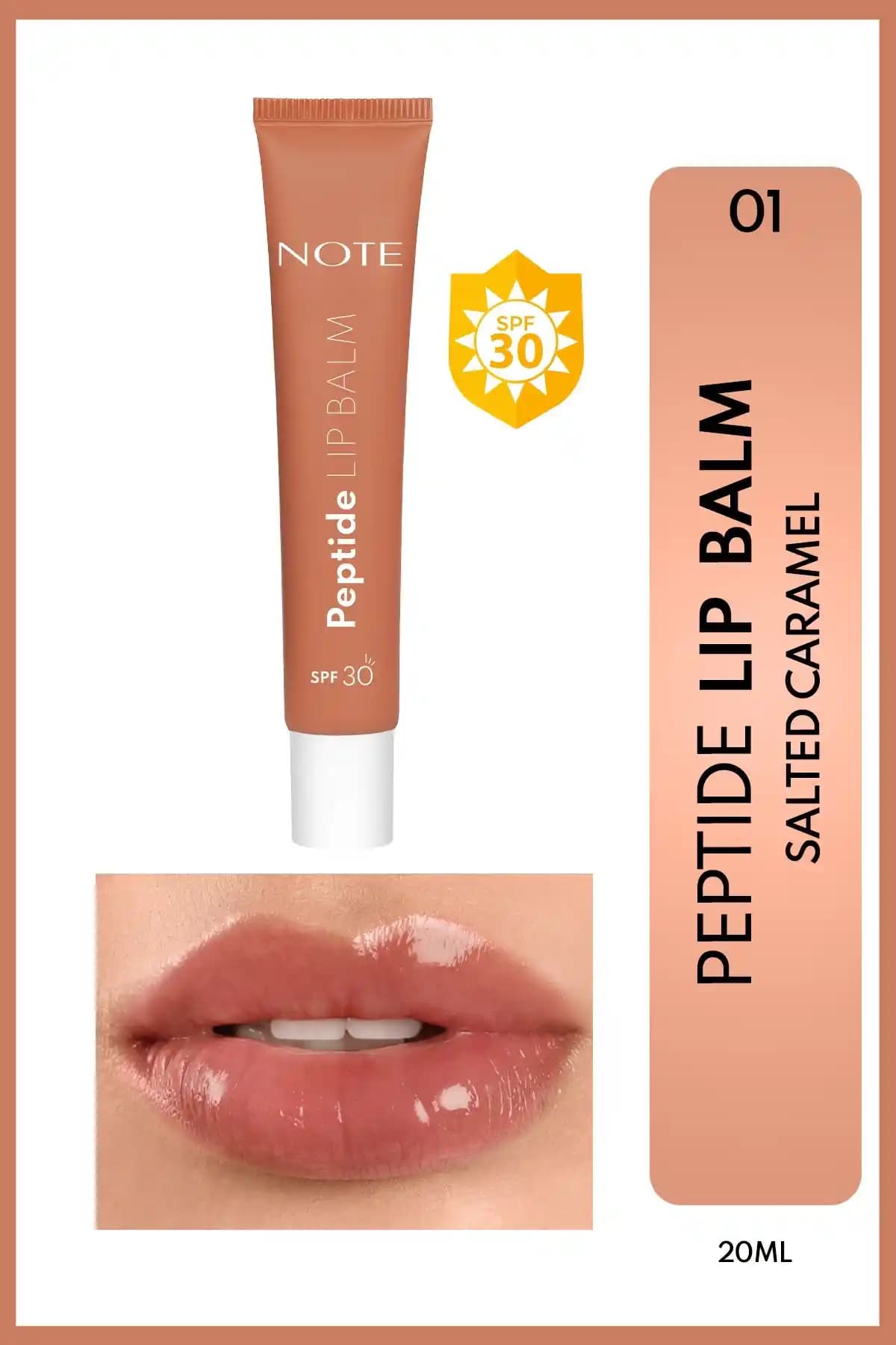 Note Cosmetics Peptide Dudak Balm SPF 30: Nemlendirici ve Parlak Dudak Bakımı Ürünü