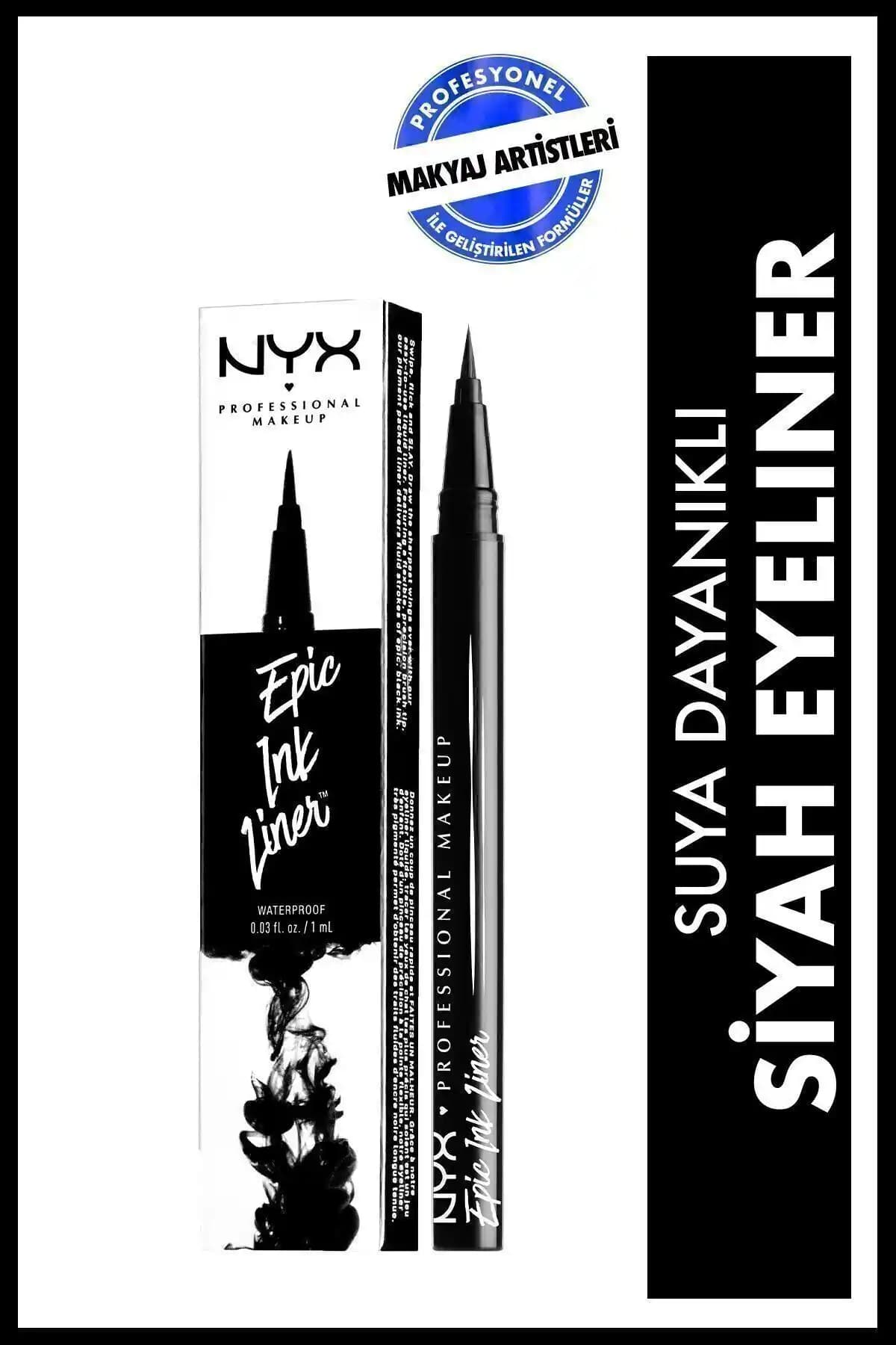 NYX Epic Ink Siyah Sıvı Eyeliner İnceleme ve Kullanıcı Yorumları