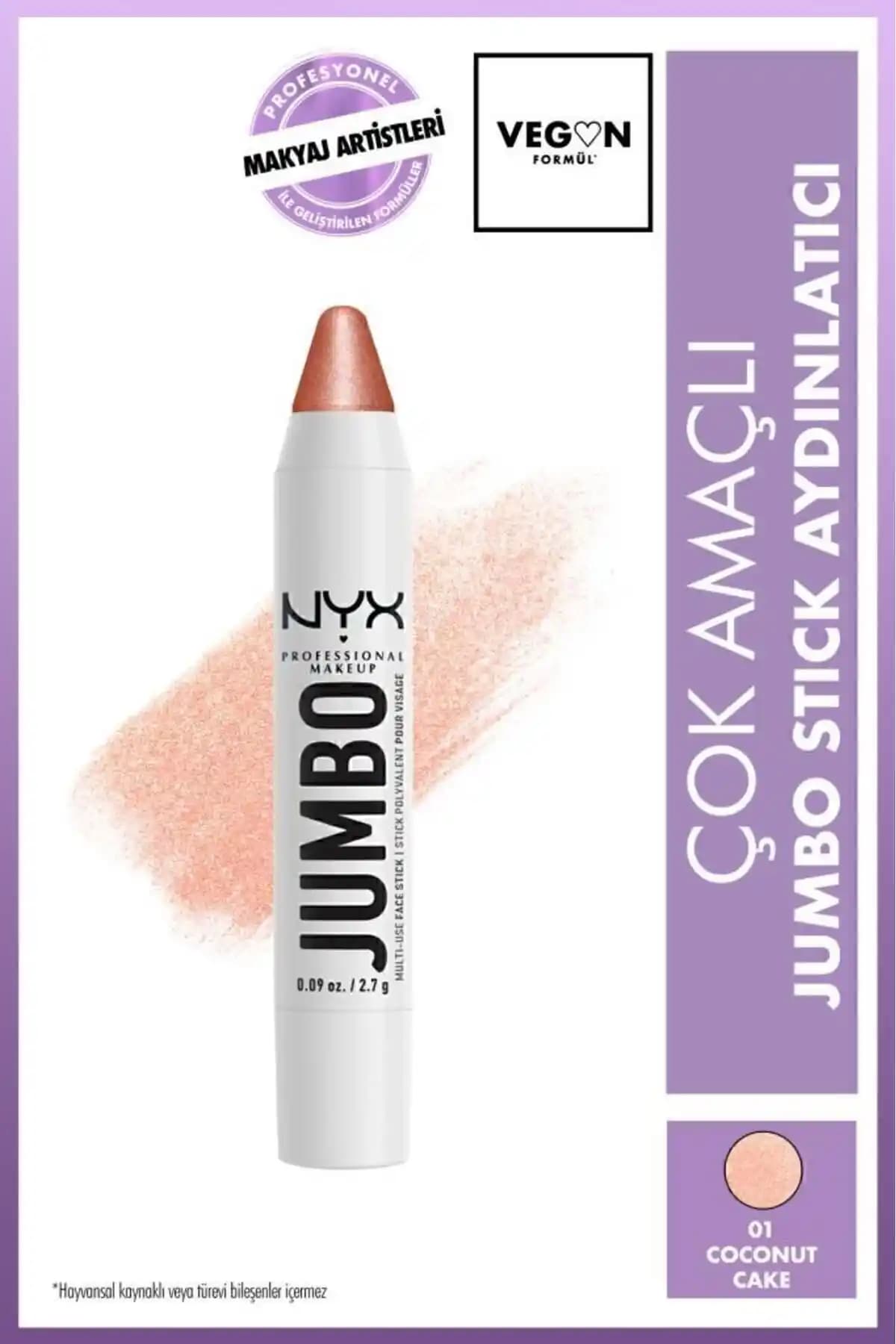 NYX Jumbo Face Stick Çok Amaçlı Aydınlatıcı: Doğal Parlaklık ve Pratik Kullanım