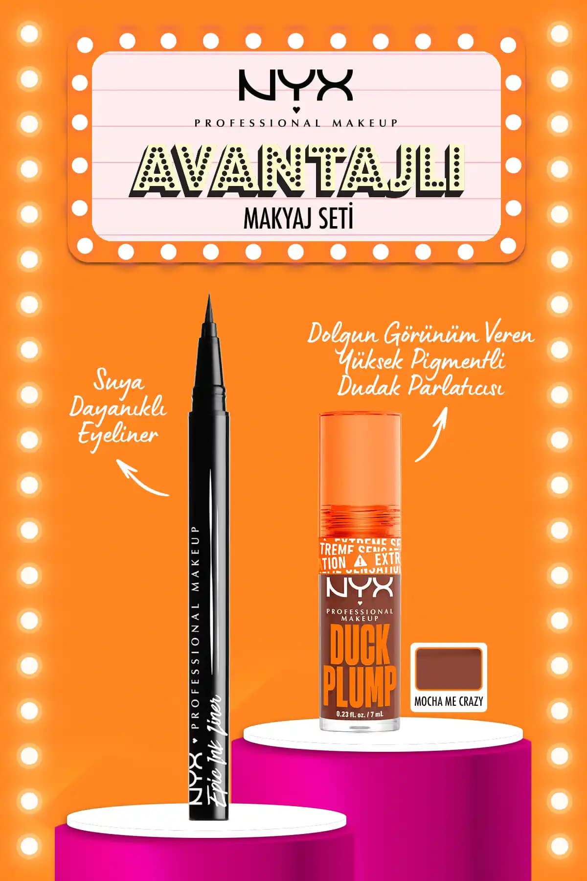 NYX Profesyonel Makyaj Ürünleri: Epic Ink Liner ve Duck Plump Dudak Parlatıcısı Tanıtımı