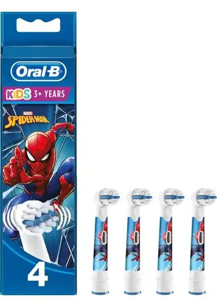 Oral-B Çocuk Diş Fırçası Yedek Başlık Seti Spiderman Teması Güvenli ve Eğlenceli Diş Bakımı