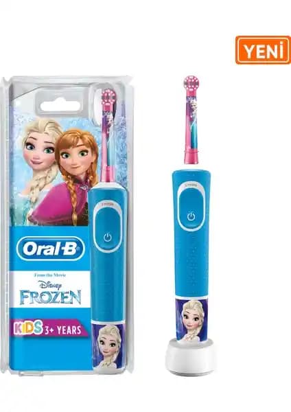 Oral-B D100 Vitality Frozen Çocuklar İçin Şarj Edilebilir Elektrikli Diş Fırçası