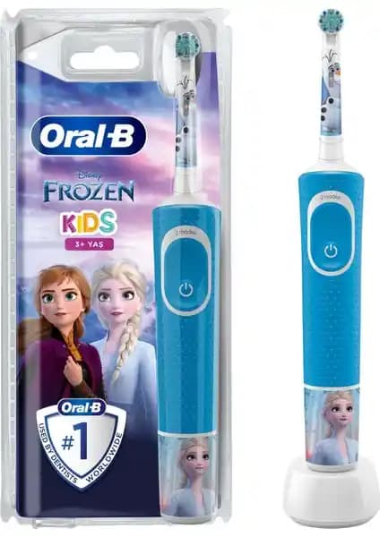 Oral-B D100 Vitality Frozen Çocuklar İçin Şarjlı Diş Fırçası Günlük Kullanım