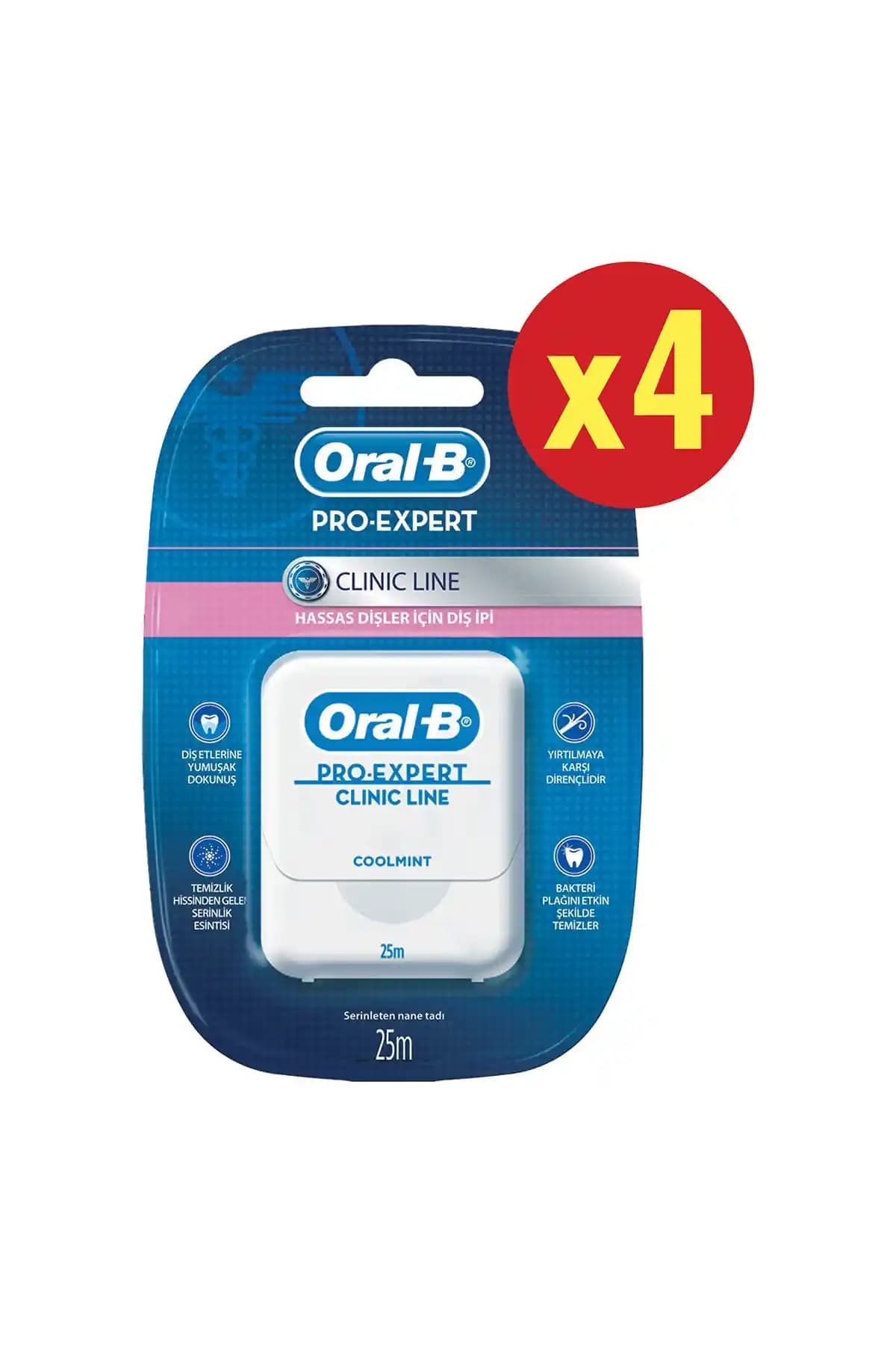Oral-B Diş İpi Pro-Expert Clinic Line 25 M ile Etkili ve Pratik Ağız Temizliği