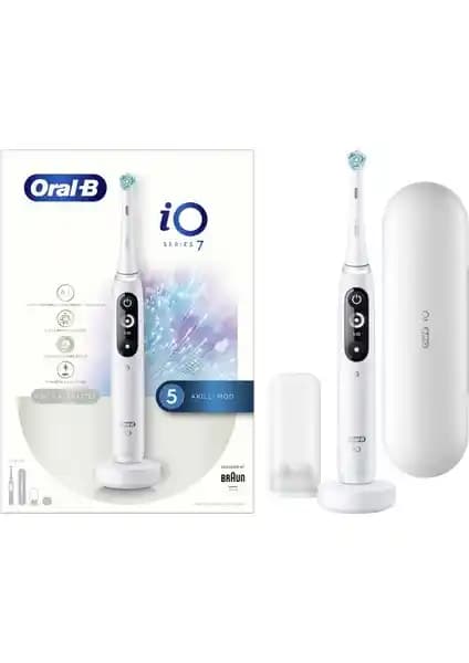 Oral-B iO 7 Şarjlı Diş Fırçası Beyaz: Gelişmiş Temizlik ve Akıllı Özellikler