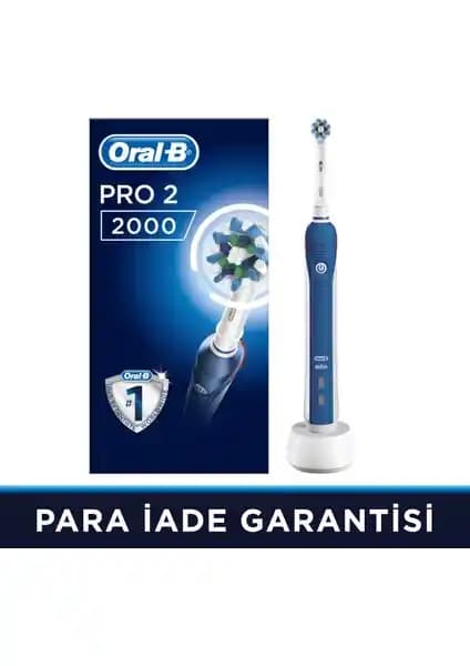 Oral-B Pro 2000 Şarj Edilebilir Diş Fırçası: Gelişmiş Temizlik ve Kullanım Özellikleri