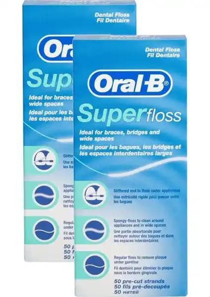 Oral-B Super Floss Diş İpi ile Etkili ve Pratik Ağız Temizliği Çözümü