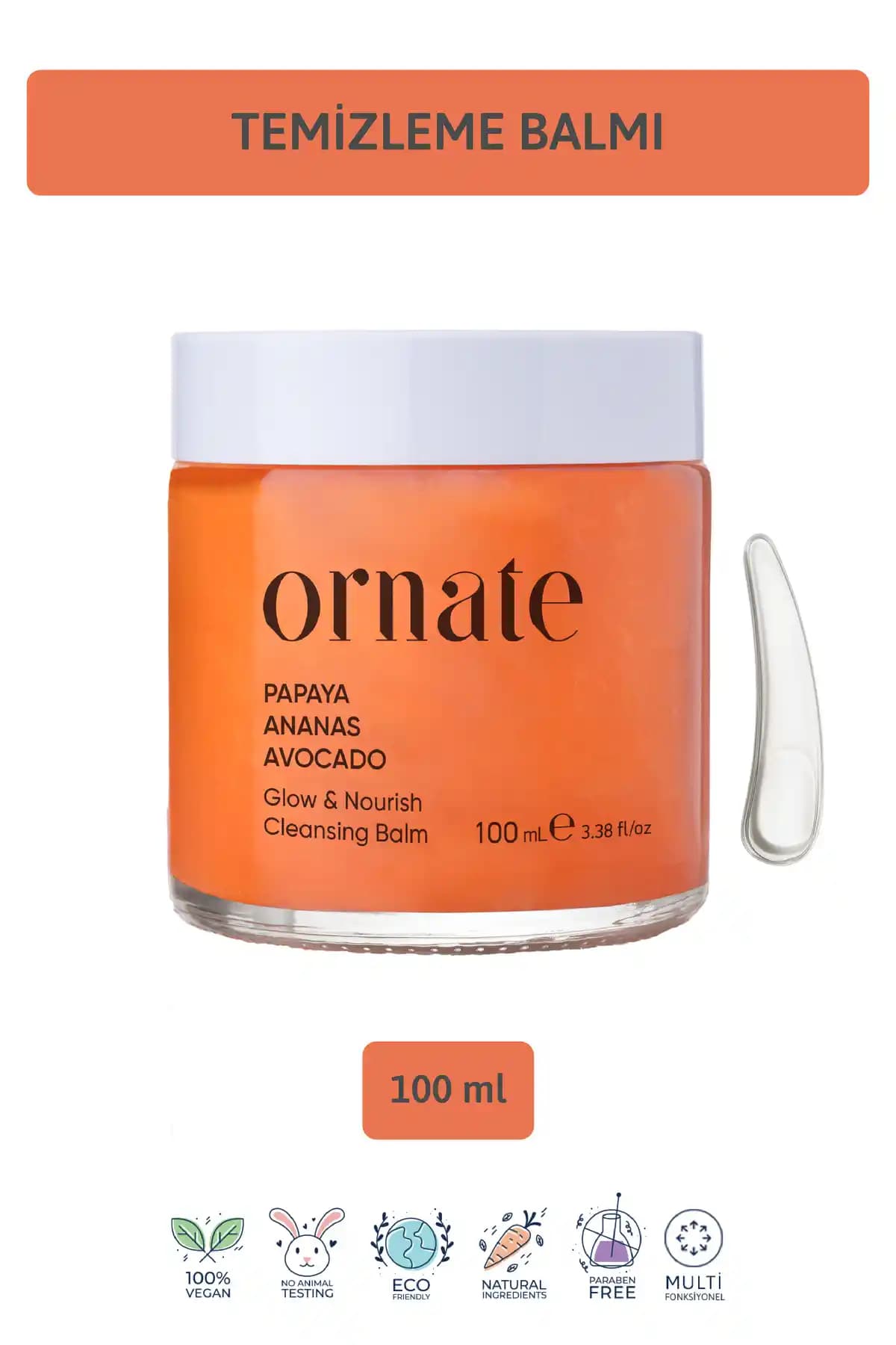 Ornate Makyaj ve Yüz Temizleme Balmı: Derinlemesine Temizlik ve Nem Sağlayan Cilt Bakım Ürünü