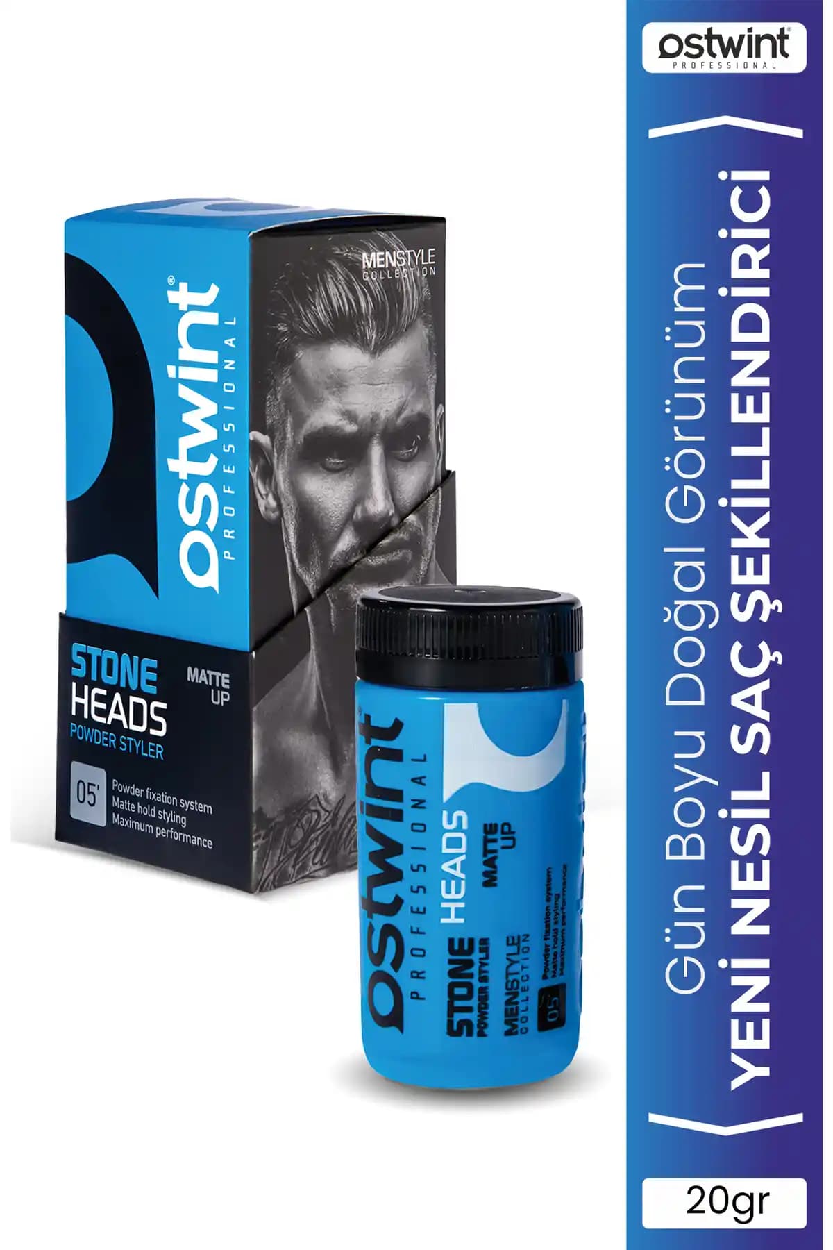 Ostwint Pudra Toz & Pudra Wax: Yüksek Tutuculuk ve Doğal Görünüm Sağlayan Saç Şekillendirme Ürünü