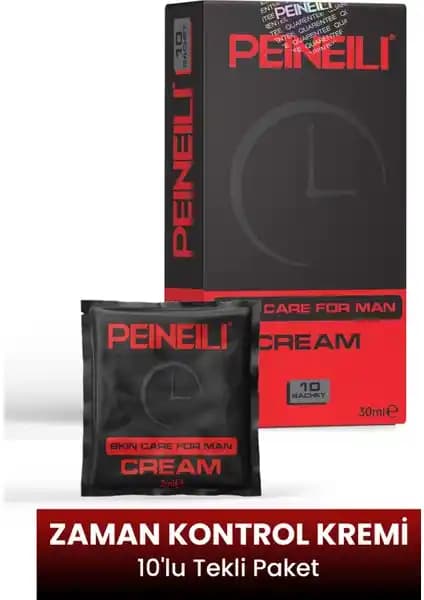 Peineili Erkek Genital Bölge Bakım Kremi Güçlü ve Pratik Geciktirici Çözüm
