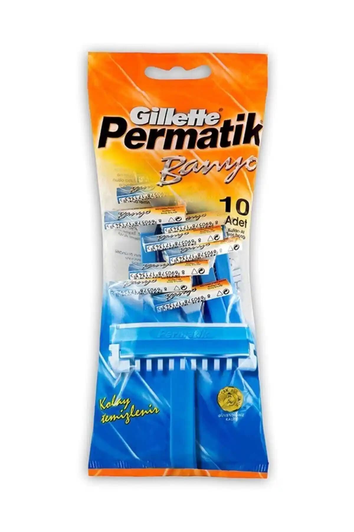 Permatik Banyo 10 Lu Poşet: Hijyenik ve Pratik Tek Kullanımlık Tıraş Çözümü