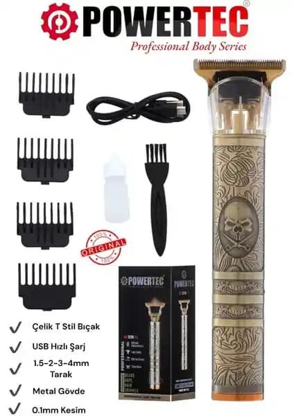Powertec TR-1210 Kablosuz Sakal ve Vücut Tıraş Makinesi Detaylı İnceleme ve Kullanım Özellikleri
