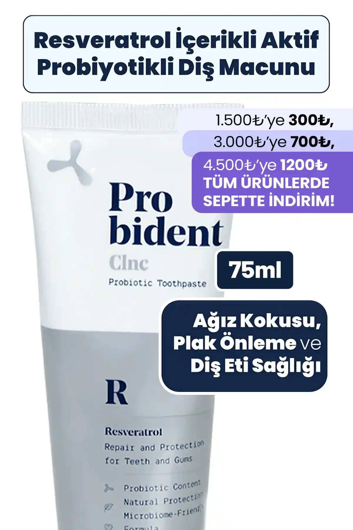 Probident Clinic Doğal Florürsüz Beyazlatıcı Diş Macunu İncelemesi ve Kullanıcı Deneyimleri