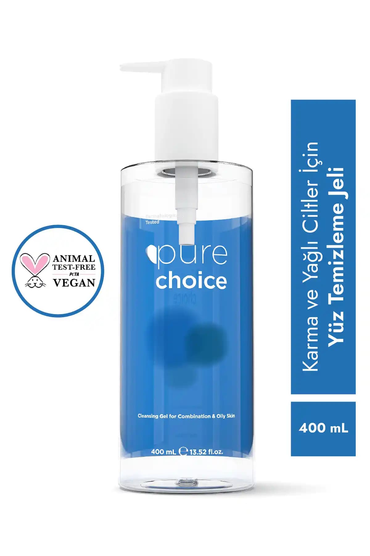 Pure Choice Karma ve Yağlı Ciltler İçin Yüz Temizleme Jeli: Derinlemesine Temizlik ve Dengeleyici Özellikler