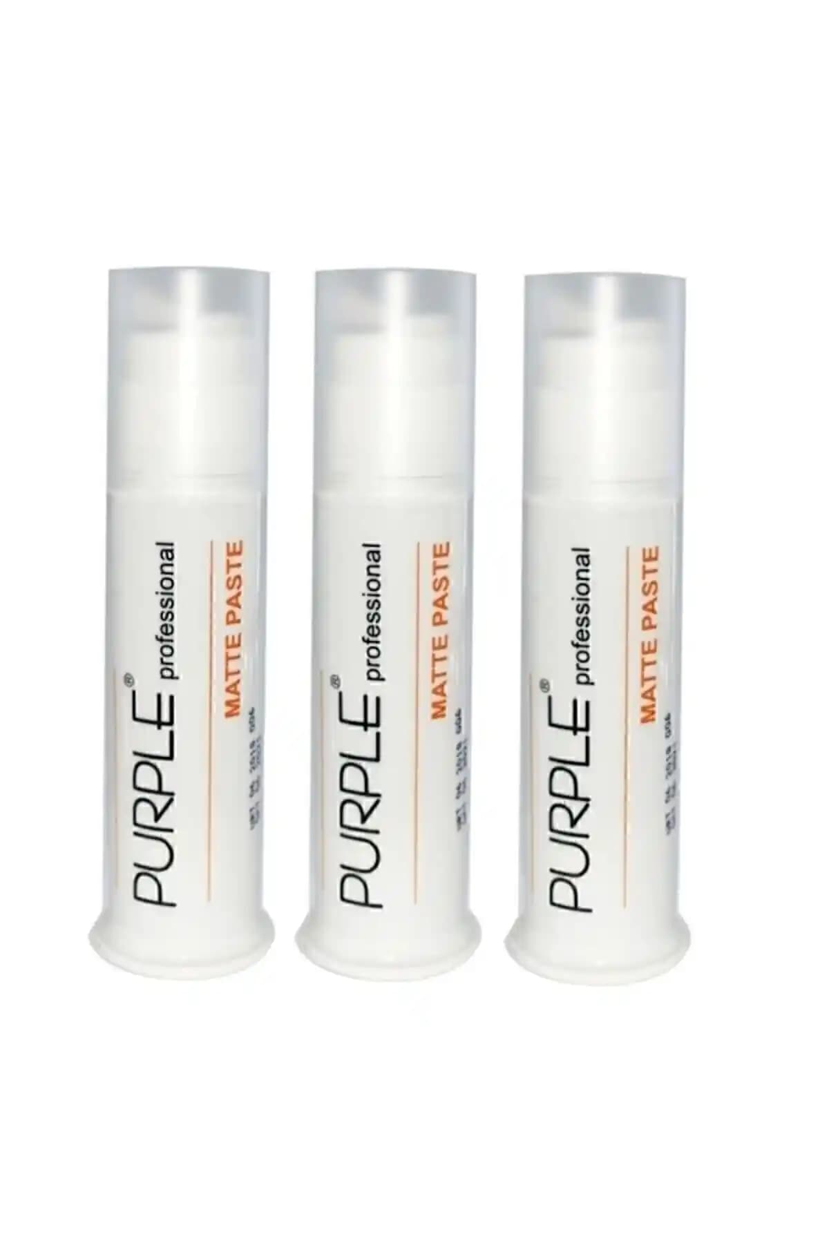 Purple Professional Purple Wax Matte Paste Seti: Doğal ve Mat Görünüm Sağlayan Saç Şekillendirme Ürünü