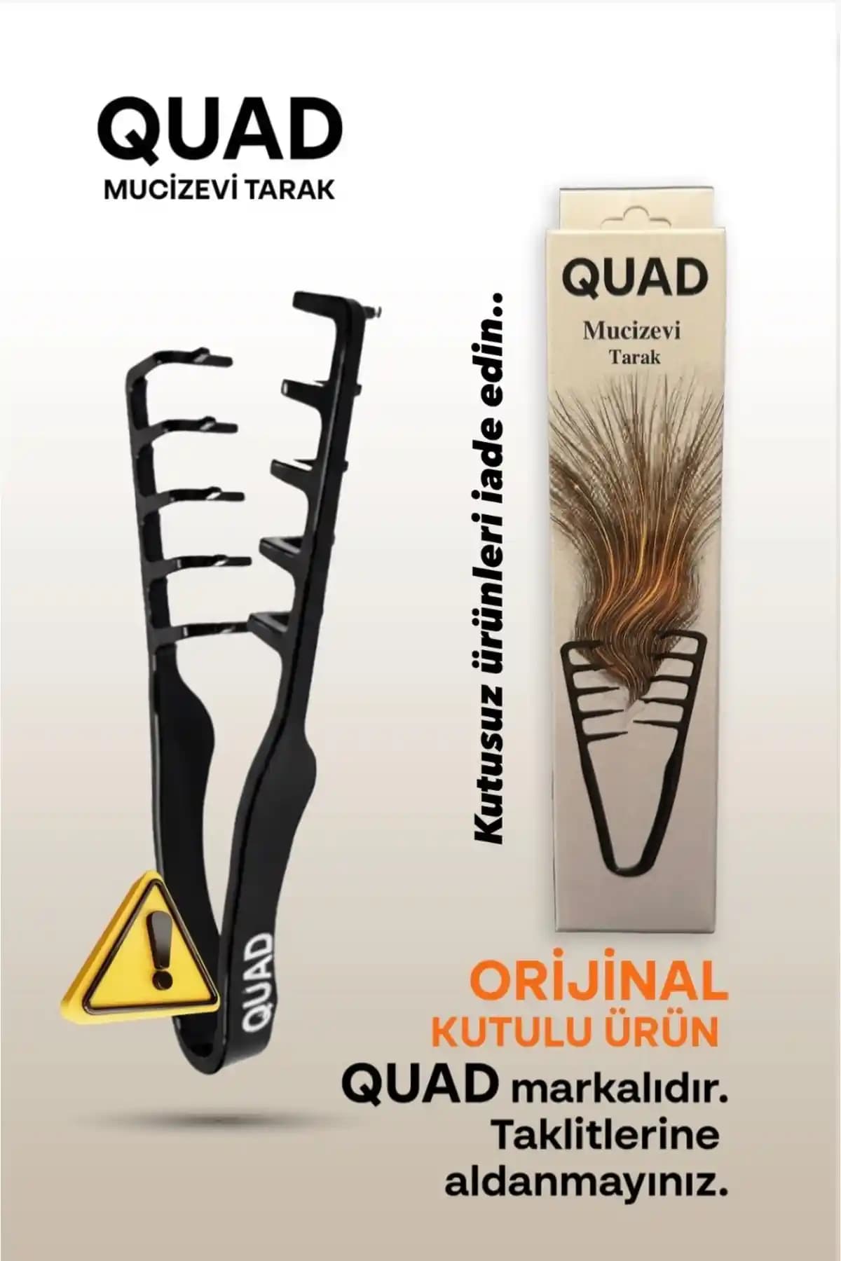 Quad Kutulu Mucizevi Tarak: Pratik ve Etkili Saç Şekillendirme Çözümü