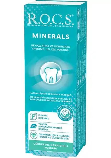 R.O.C.S. Mineral Jel ile diş minesini güçlendirme ve hassasiyeti azaltma