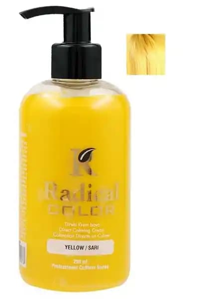 Radical Radikal Jeans Renk Amonyasız Boya Sarı: Canlı ve Kalıcı Saç Boyama Seçeneği