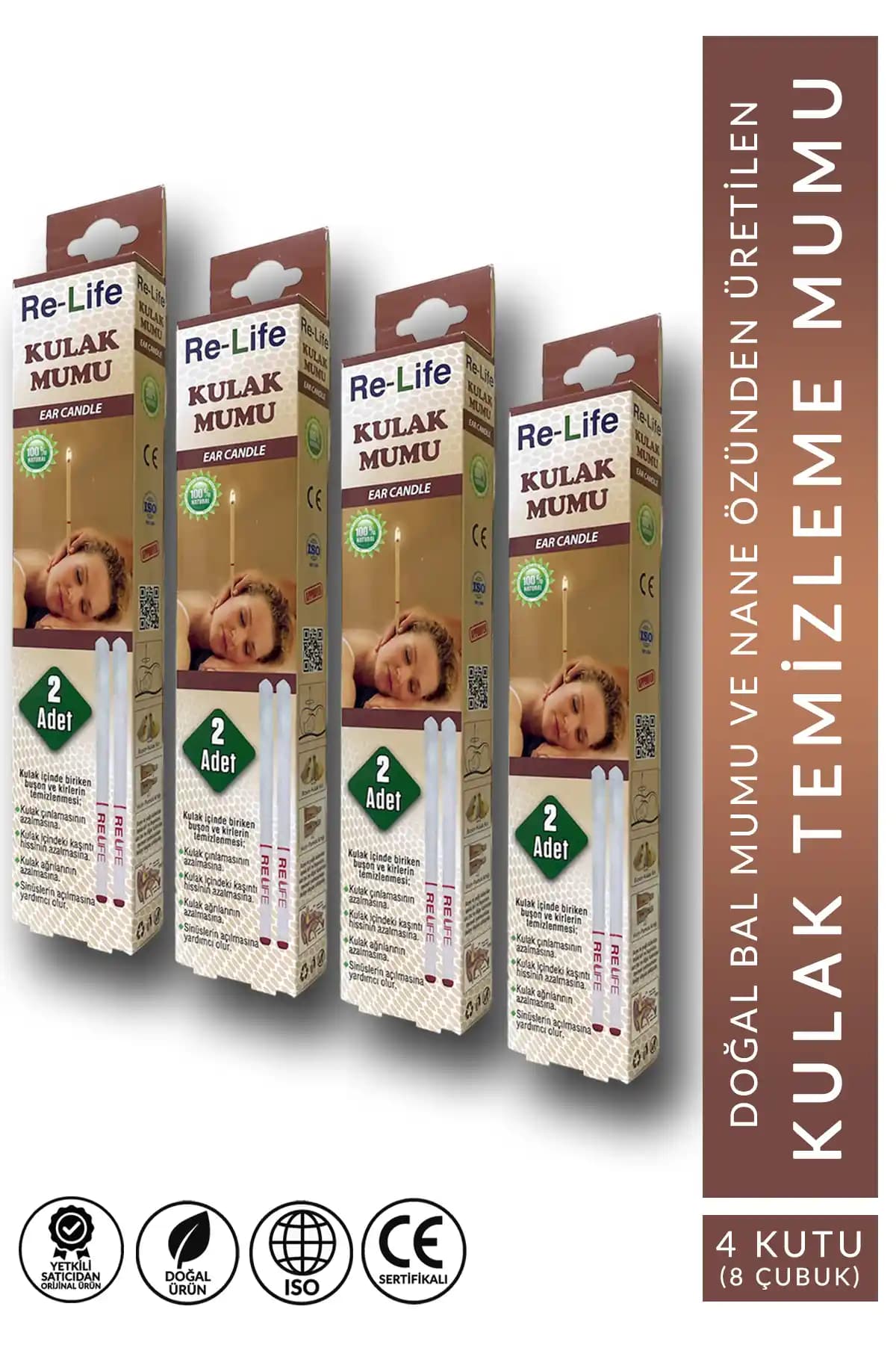 Relife Kulak Temizleme Mumları Türkiye'de Güvenli ve Doğal Kulak Bakım Yöntemi