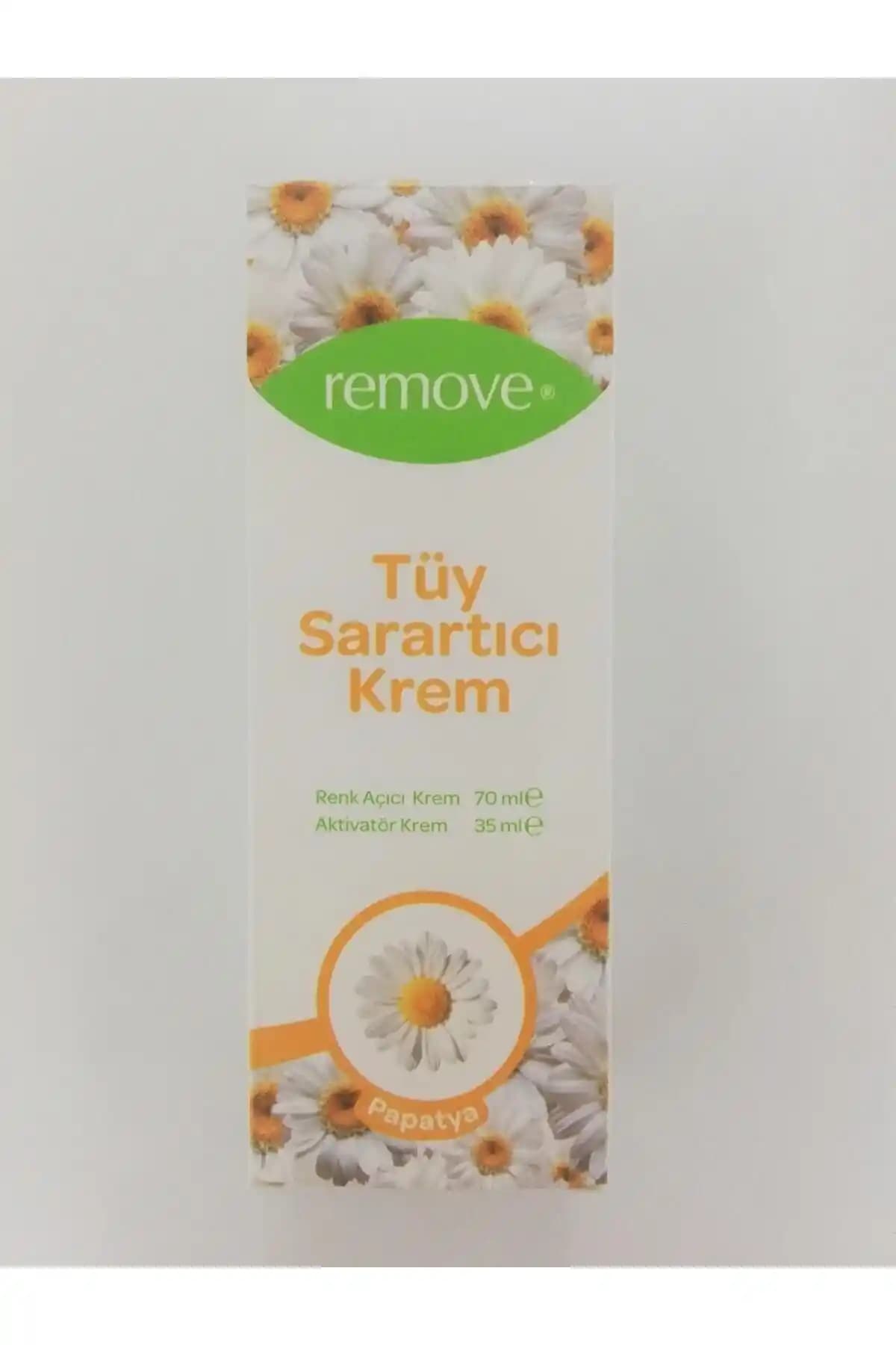 Remove Tüy Sarartıcı Krem Papatya ile Doğal ve Hızlı Saç ve Kaş Renk Açma Çözümü