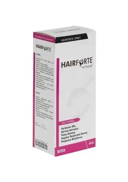 Saç Dökülmesine Karşı Etkili ve Güvenilir Kadınlar İçin HairForte Sprey Ürünü Tanıtımı