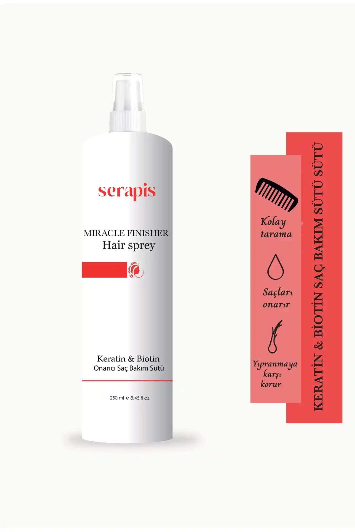 Serapis Keratin ve Biotin İçeren Saç Bakım Sütü ile Güçlü ve Sağlıklı Saçlar