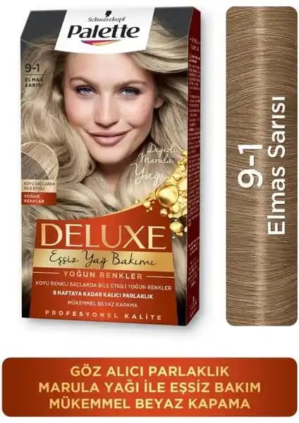 Shwarzkopf Palette Deluxe 9-1 Diamond Blond Saç Boyası İnceleme ve Kullanıcı Yorumları