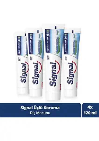 Signal Üçlü Koruma Naneli Aroma Diş Macunu ile Günlük Ağız Bakımında Etkili Çözüm