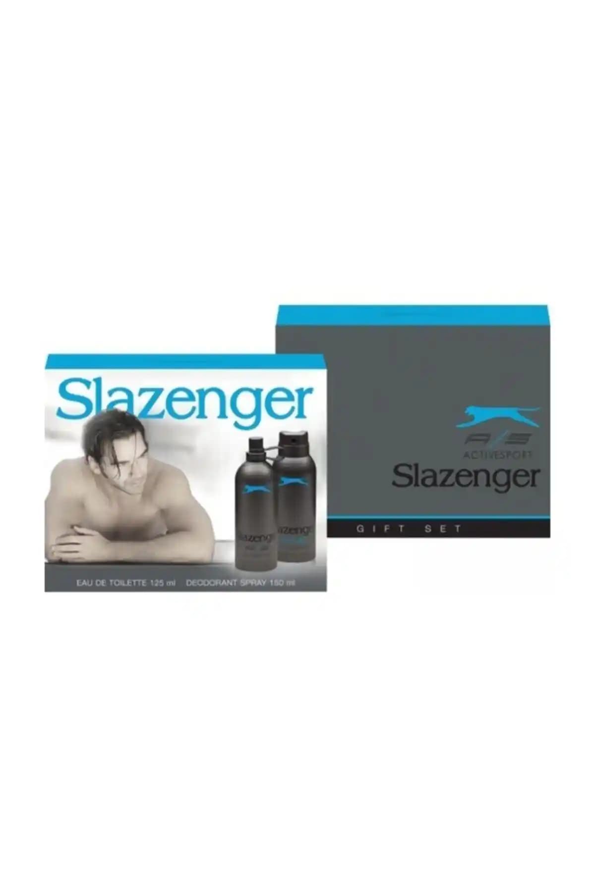 Slazenger Erkek Parfüm ve Deodorant Seti 125ml + 150ml Ferah ve Kalıcı Koku İçin