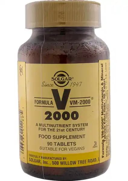 Solgar Vm-2000 Çok Yönlü Multivitamin ve Mineral Takviyesi Ürün Özellikleri ve Faydaları