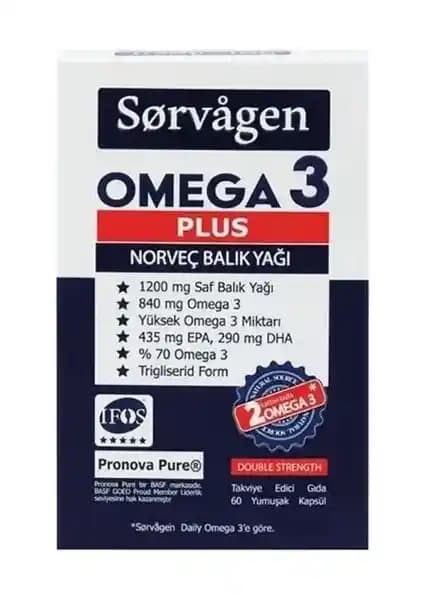 Sorvagen Omega 3 Plus Balık Yağı: Yüksek Kalite ve Güvenilirlik ile Sağlık Desteği