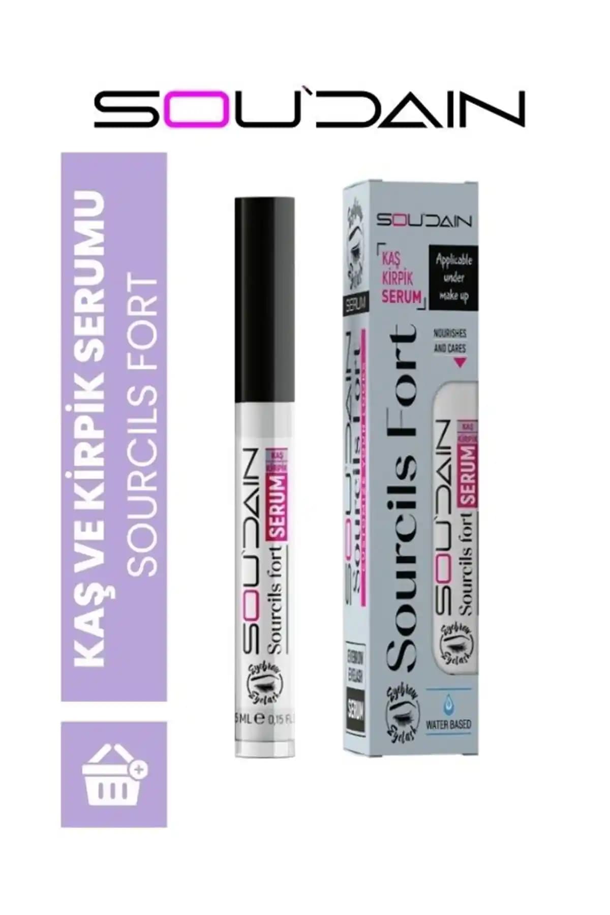 Sou'dain Sourcils Fort Kaş ve Kirpik Serumu ile Sağlıklı ve Dolgun Görünüm