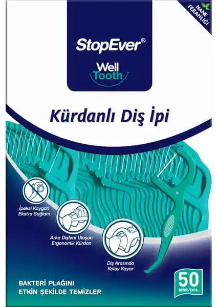 StopEver Well Tooth Kürdanlı Diş İpi ile Günlük Ağız Bakımınızı Kolaylaştırın
